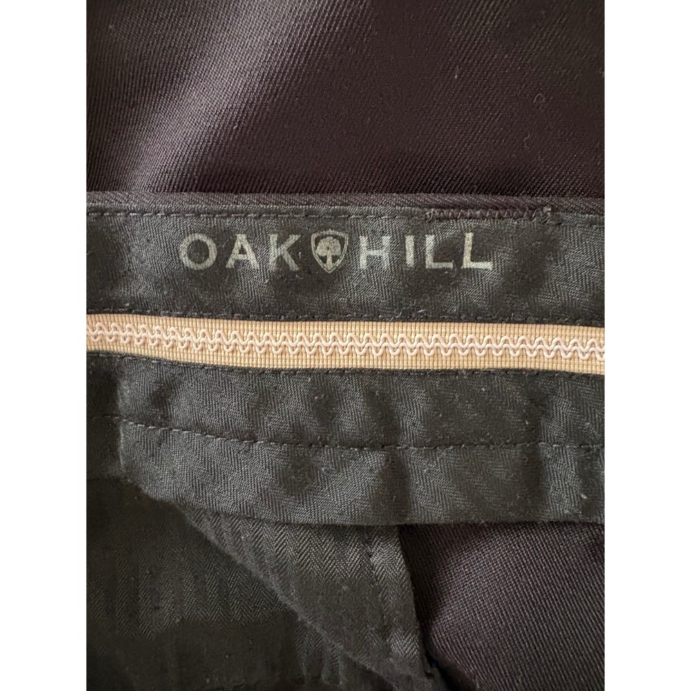 Lot of 2 Oak Hill Easy Stretch Black Flat Front Dress Pants - 44x29.5 - Picture 6 of 10